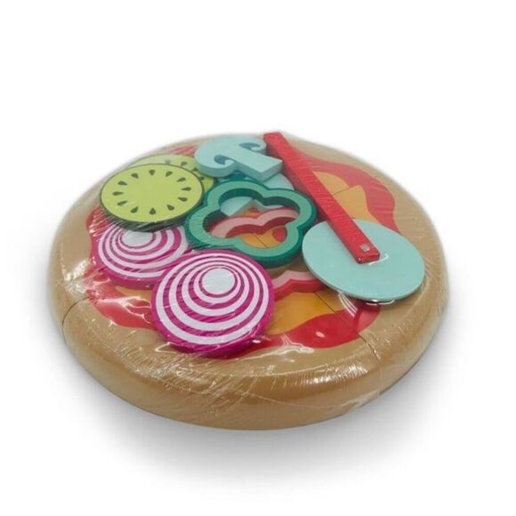 Target Bullseye Wooden Round Pizza Play Set - Picture 1 of 5
